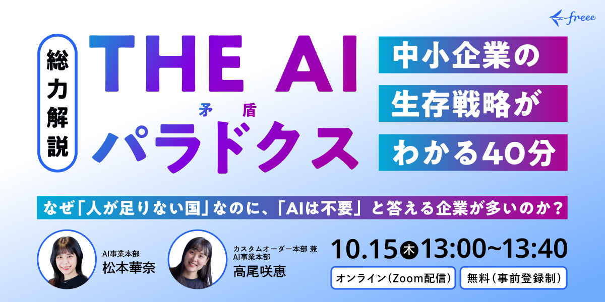 THE AI パラドクス なぜ「人が足りない国」なのに、「AIは不要」と答える企業が多いのか?